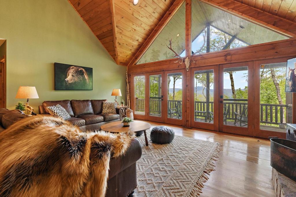 Lucky Bear Cabin Banner Elk Exteriér fotografie