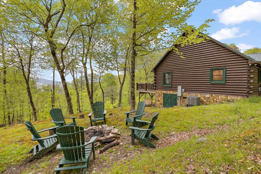 Lucky Bear Cabin Banner Elk Exteriér fotografie